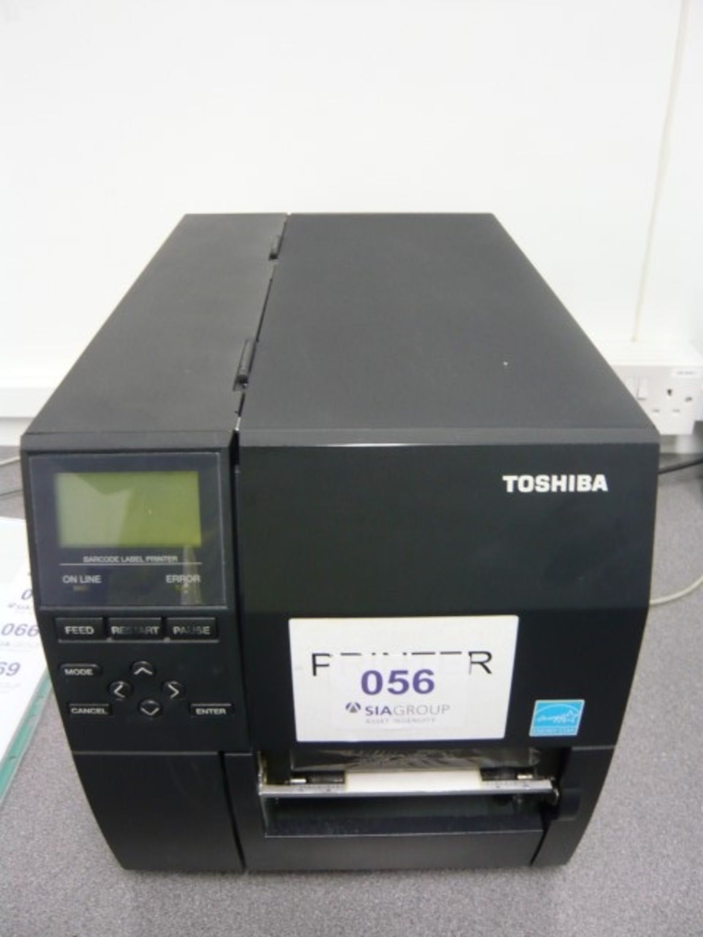 Toshiba Model B-EX4T1-TS12-QM-R barcode label printer