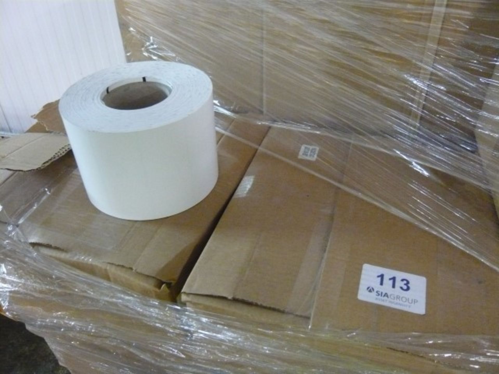 (34) Boxes of various labels on pallet as lotted