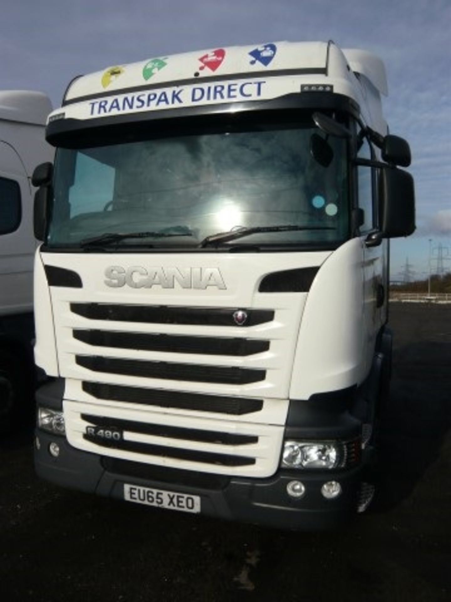 Scania model R490 LA6x2/4 MNA Highline tractor unit