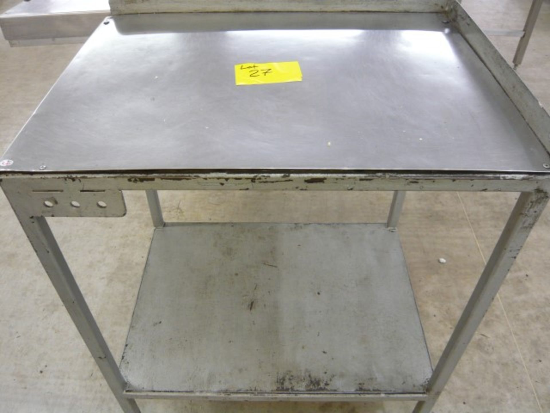 (6) Stainless steel topped packing station tables - Image 6 of 6