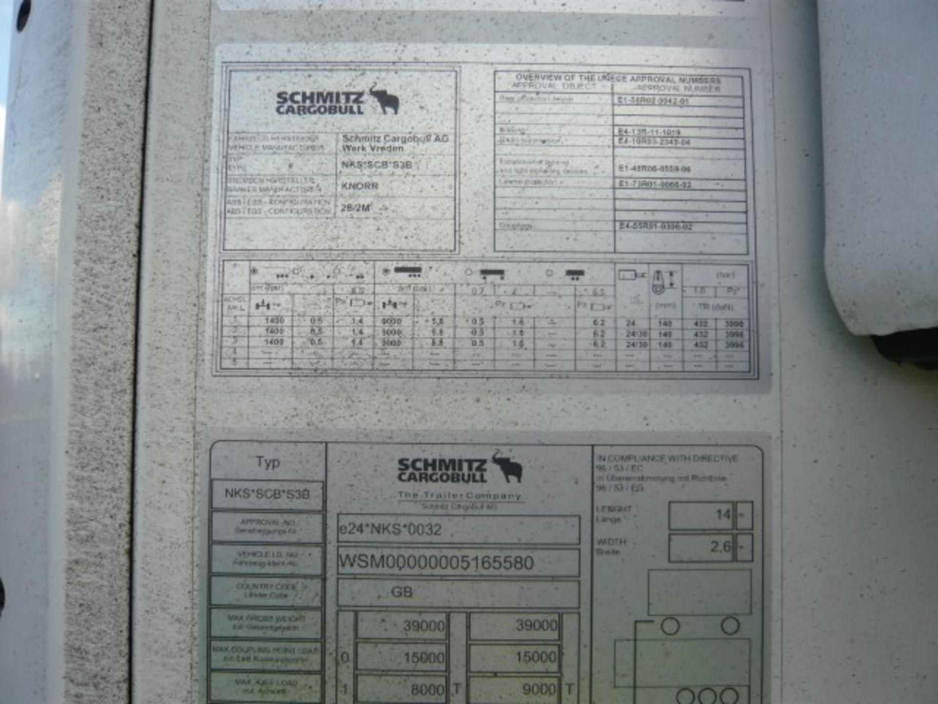 Schmitz Cargobull tri-axle refrigerated trailer - Image 8 of 9