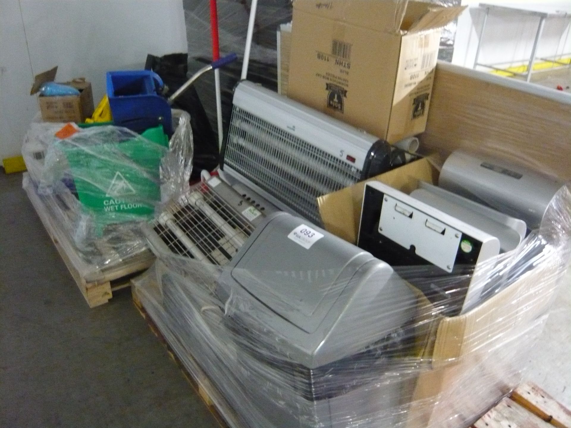 (2) Pallets to include: Fly Killing Lamps, Hand Dryers & more