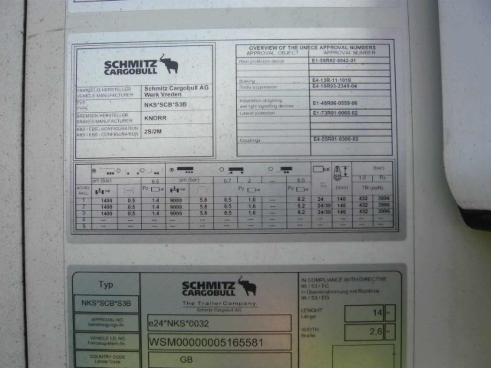 Schmitz Cargobull tri-axle refrigerated trailer - Image 10 of 11