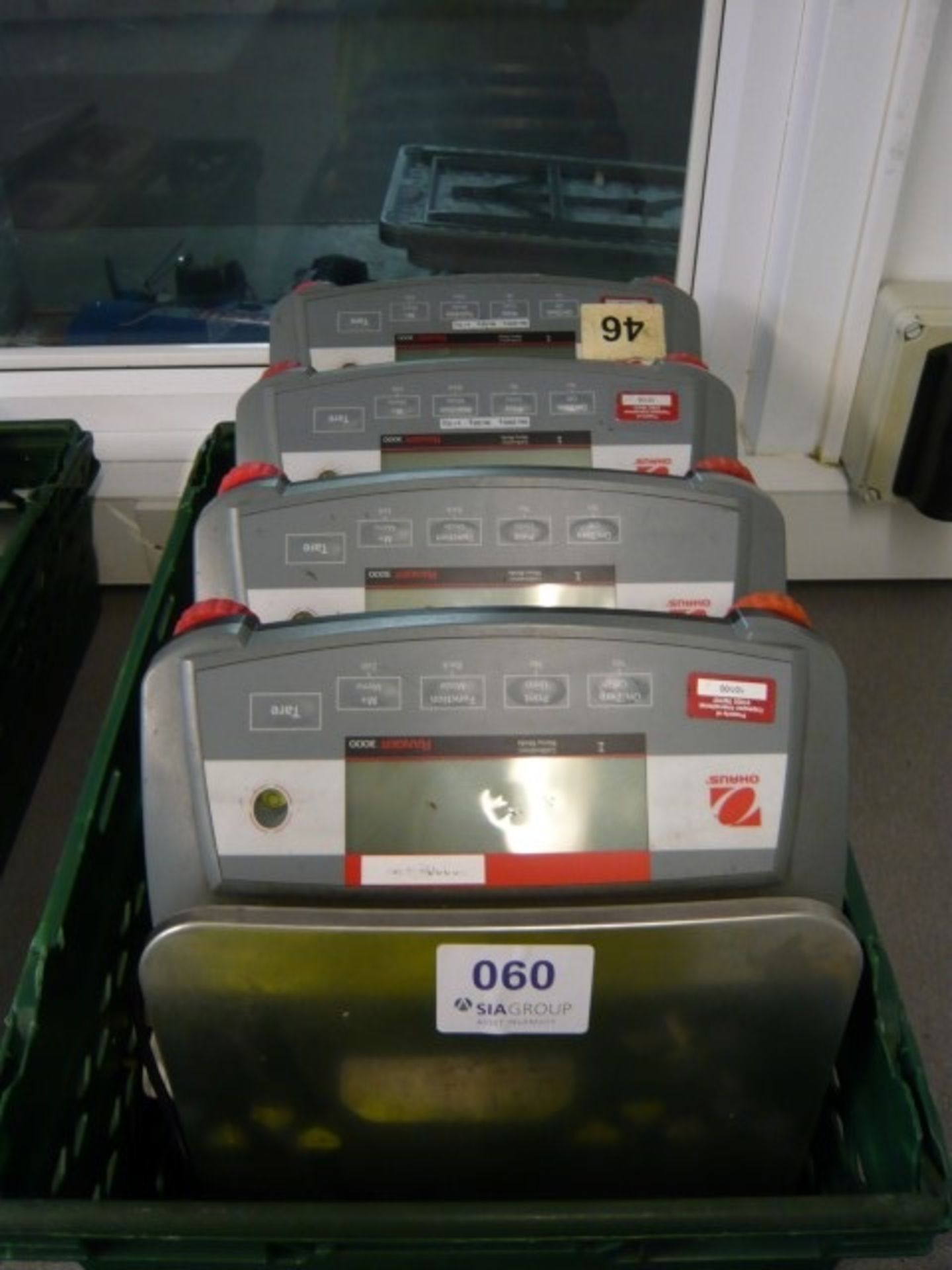 (4) Ohaus Ranger 3000 electronic scales