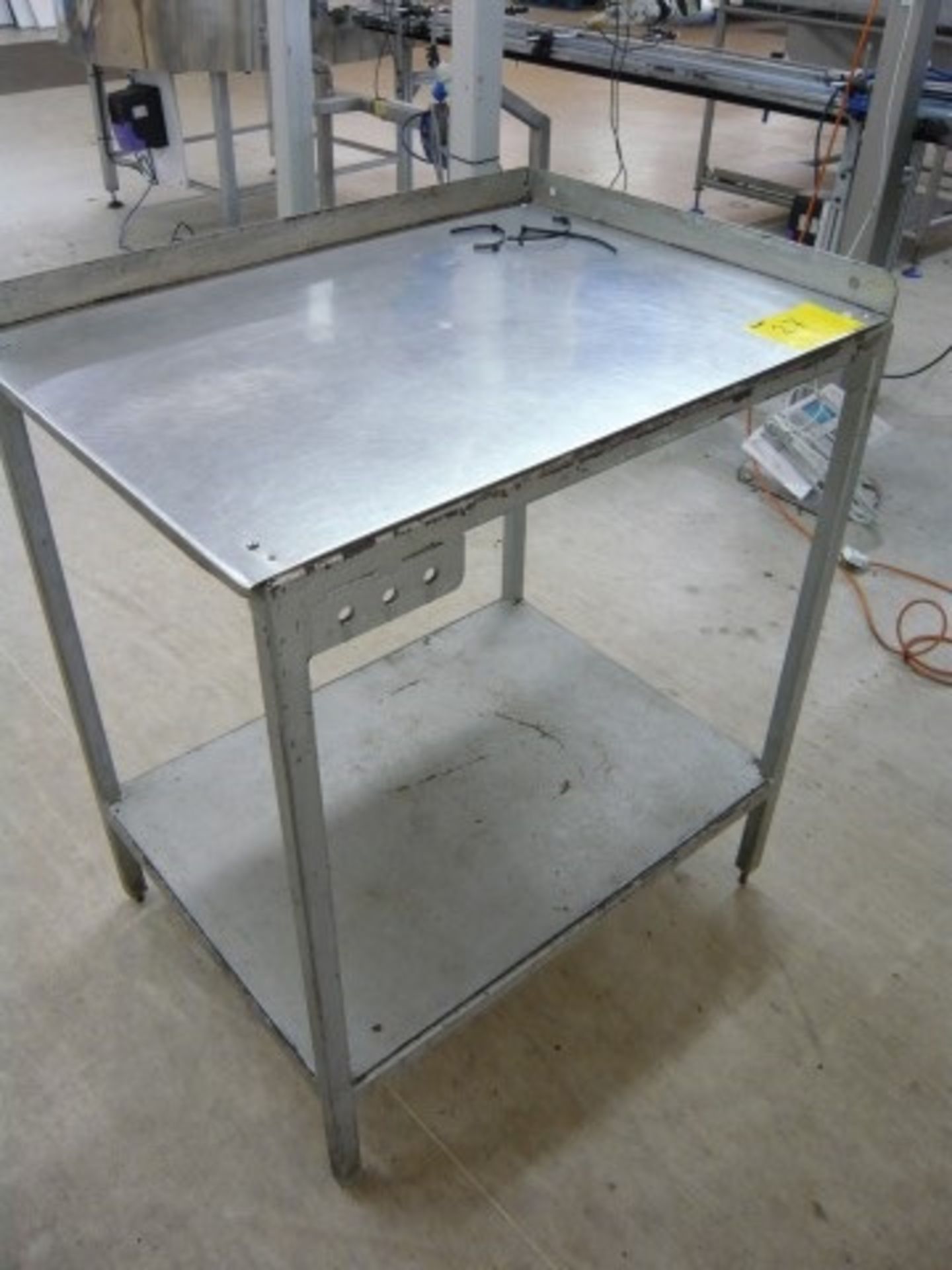 (6) Stainless steel topped packing station tables - Image 2 of 6