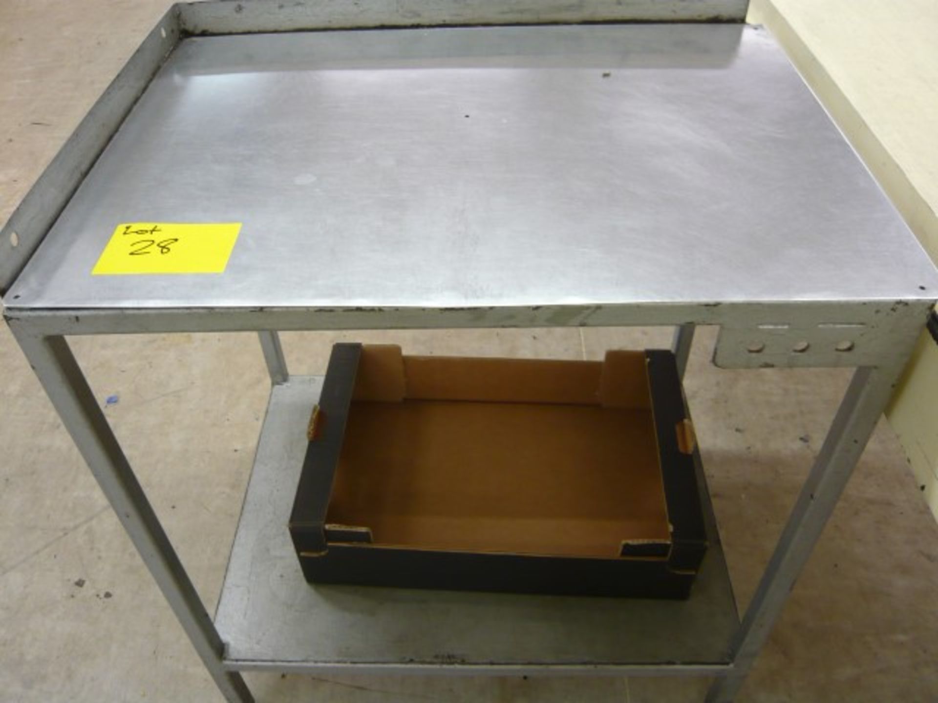 (6) Stainless steel topped packing station tables - Image 5 of 6