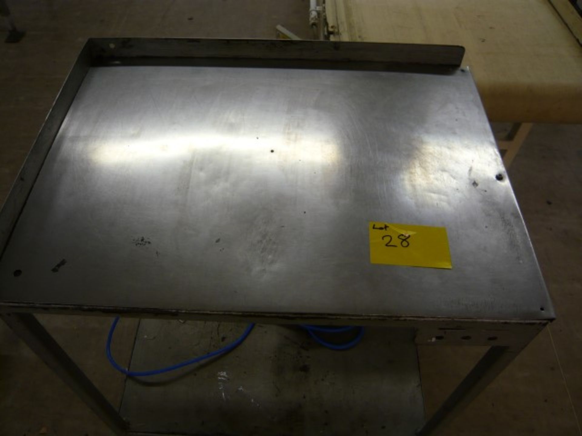 (6) Stainless steel topped packing station tables - Image 6 of 6