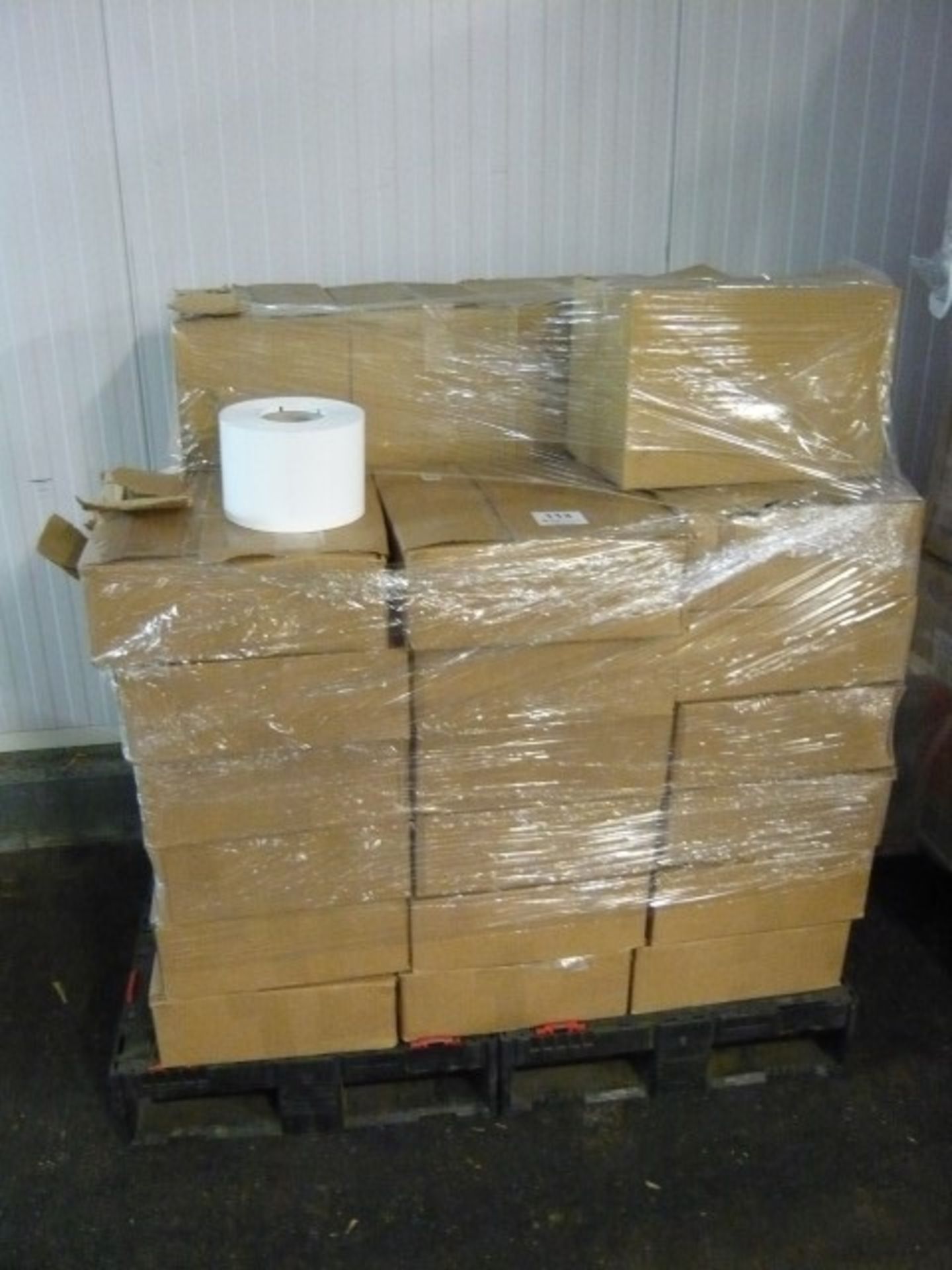 (34) Boxes of various labels on pallet as lotted - Image 2 of 2