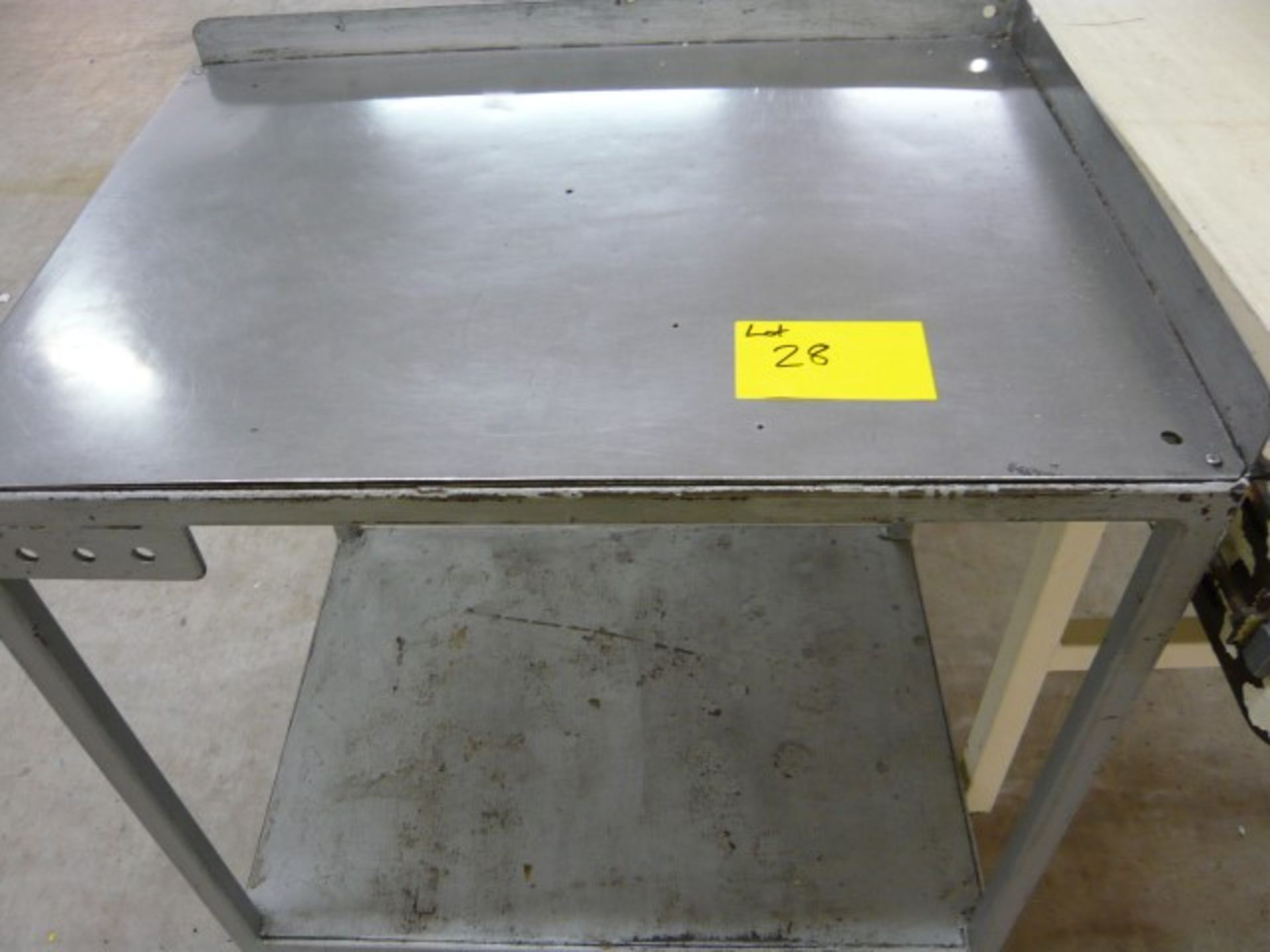 (6) Stainless steel topped packing station tables - Image 4 of 6