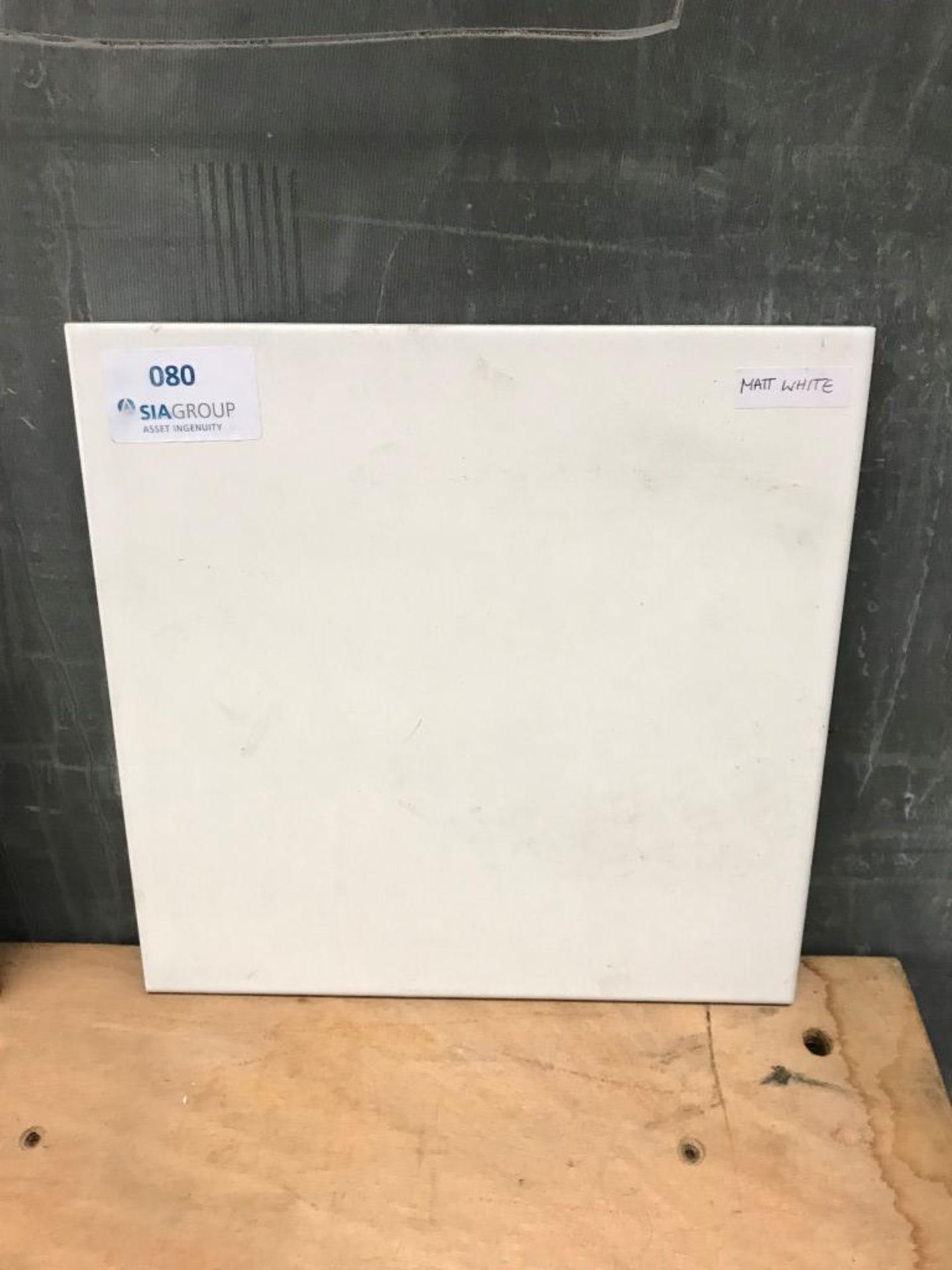 Matte White Plain Ceramic Tiles 330 x 330mm (1.63 SQM)