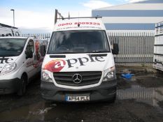 Mercedes Benz Sprinter 313 Cdi van, Registration no. AP54 PLE