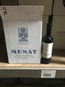 (6) Bottles of Munay Tannat 2017 (75cl)