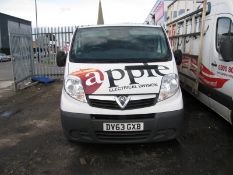 Vauxhall Vivaro 2900 CDTi LWB panel van , Registration No. DV63 GXB