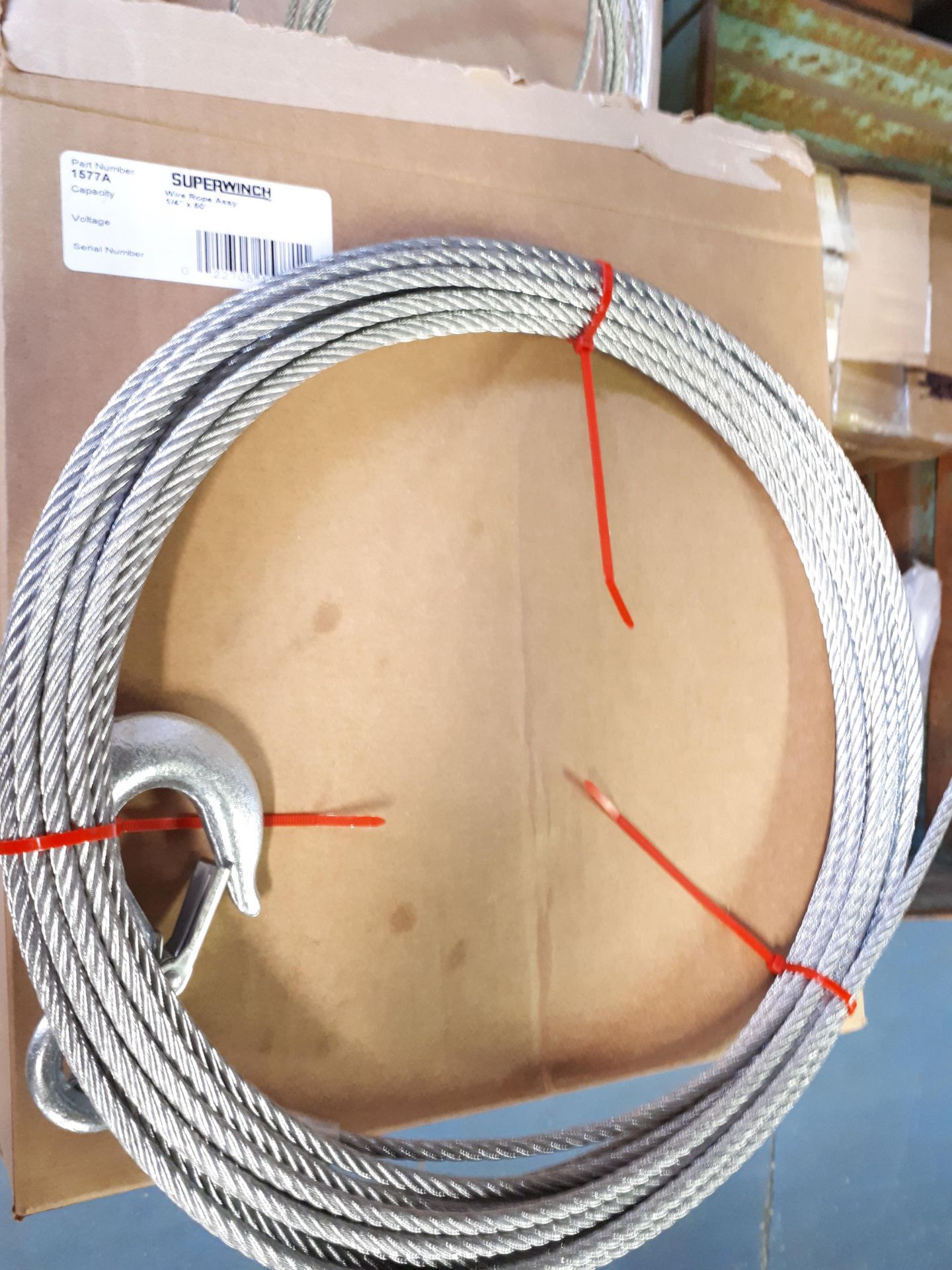 (60) Superwinch wire rope assembly, Part no's. 1577A & 1511F - Image 3 of 3