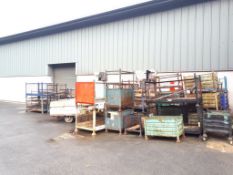 (55) Various steel stillages