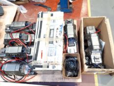 (7) Various winches for spares or repairs