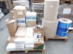 Large Quantity of Packaging Materials and Banding Reels