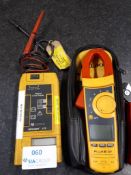 Fluke 337 True RMS clamp meter & Megger LT5 digital loop tester