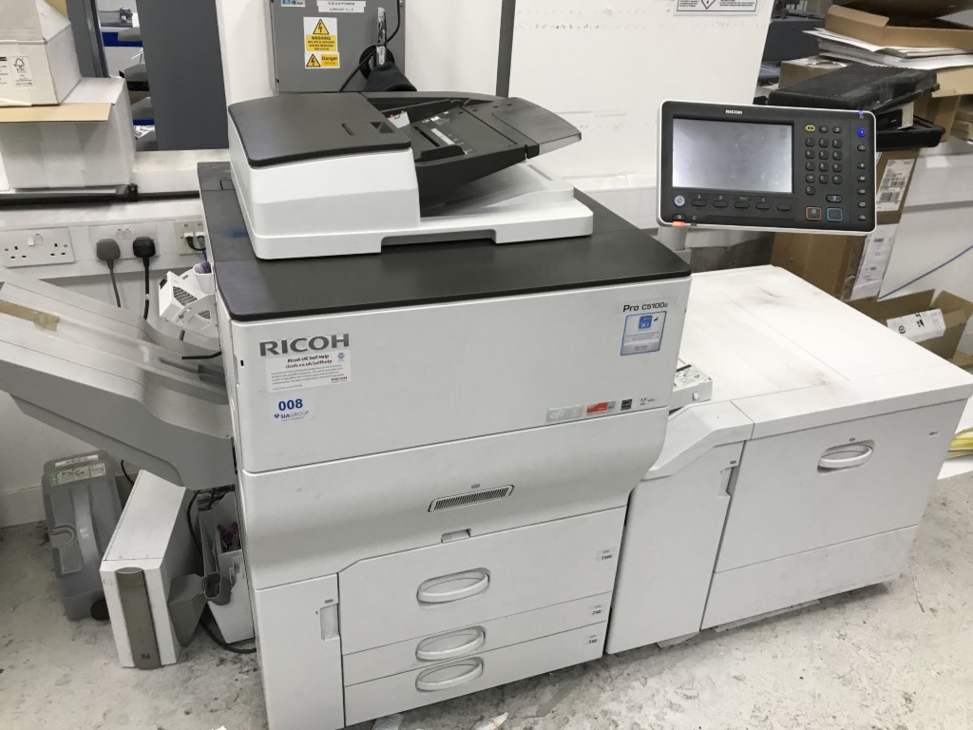 Ricoh Pro C5100S colour laser production printer - Image 2 of 5