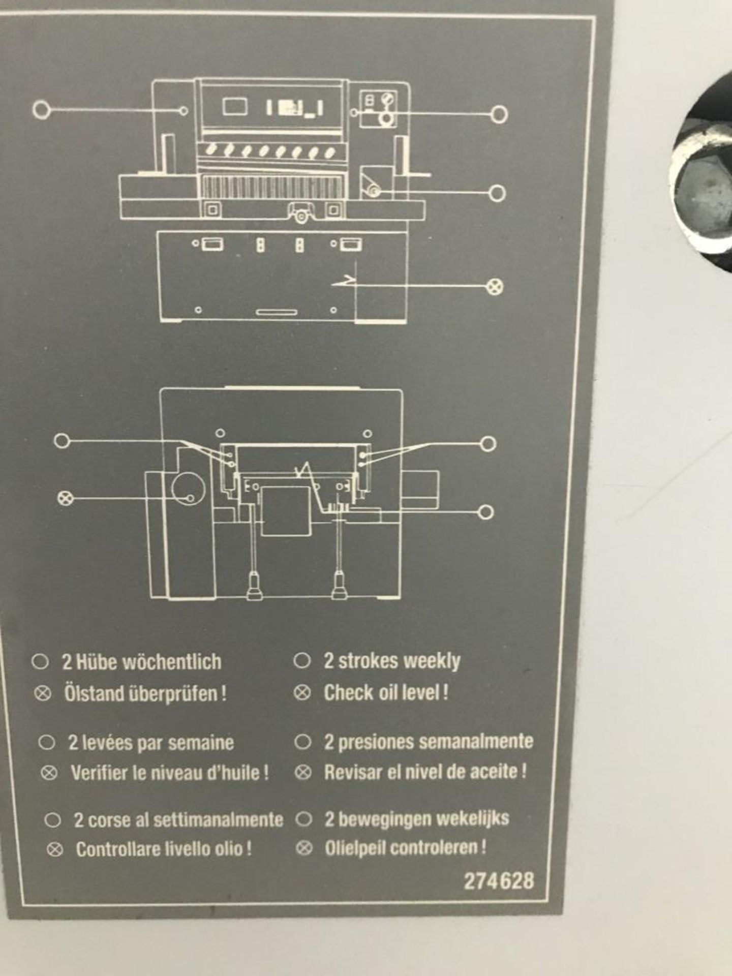 Polar Mohr model 78E programmatic guillotine - Image 6 of 8