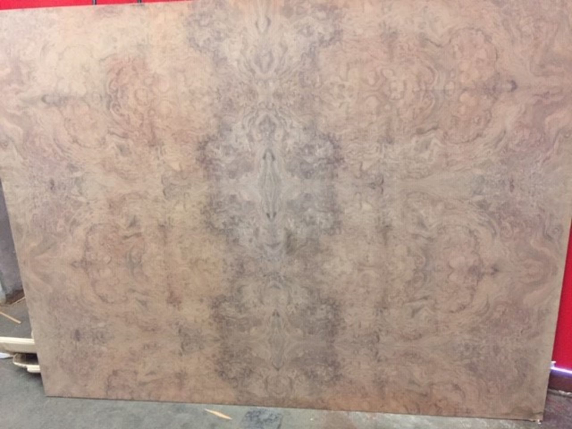 (2) Burr Walnut tops - Image 2 of 2