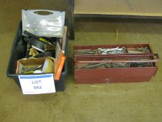 Crate of assorted hand tools