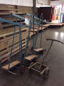 (3) Steel sheet material trolleys