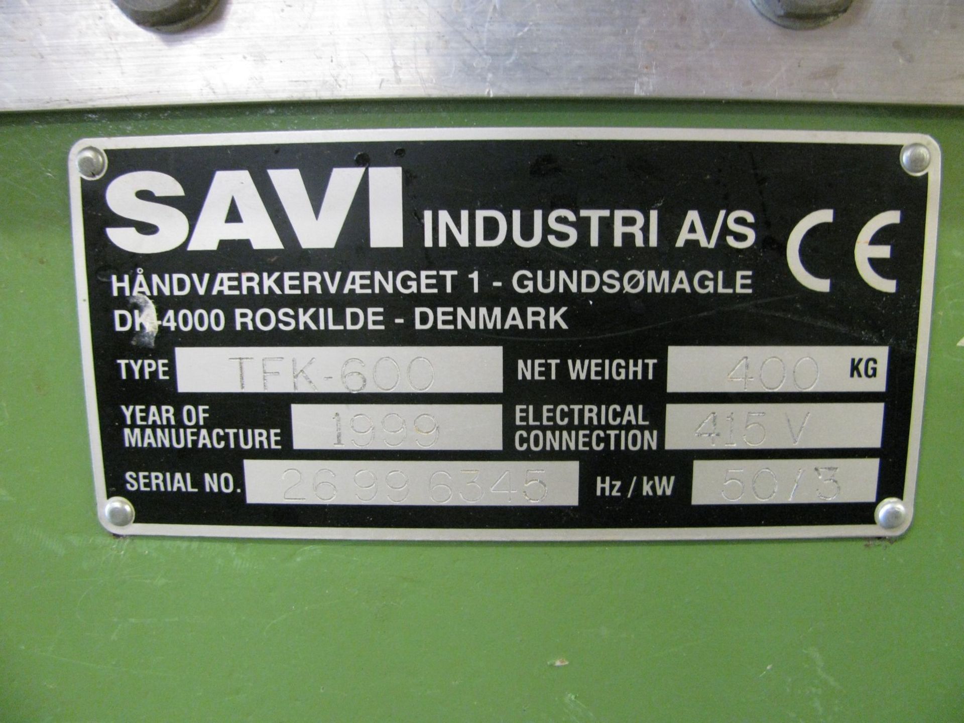 Savi Type TFK600 veneer cutting guillotine - Image 4 of 4