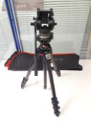 Manfrotto 055MF4 MagFiber Four Section Tripod