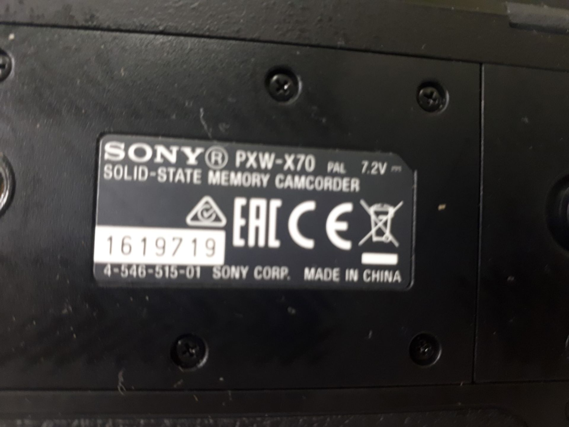 Sony PXW-X70 XDCAM 4K Compact Camcorder - Image 4 of 9