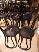 (4) Bentwood Café Chairs