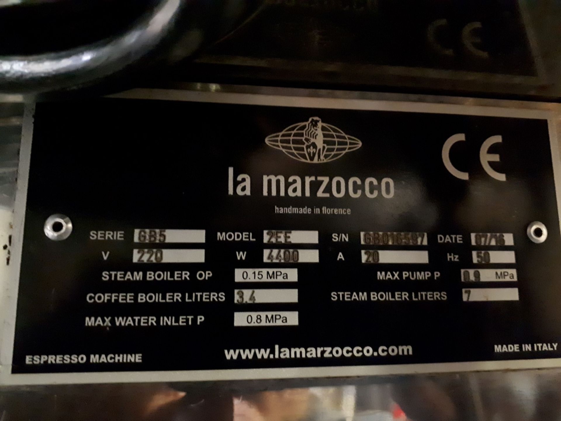 La Marzocco GB5 2 Group EE Espresso Machine - Image 5 of 5