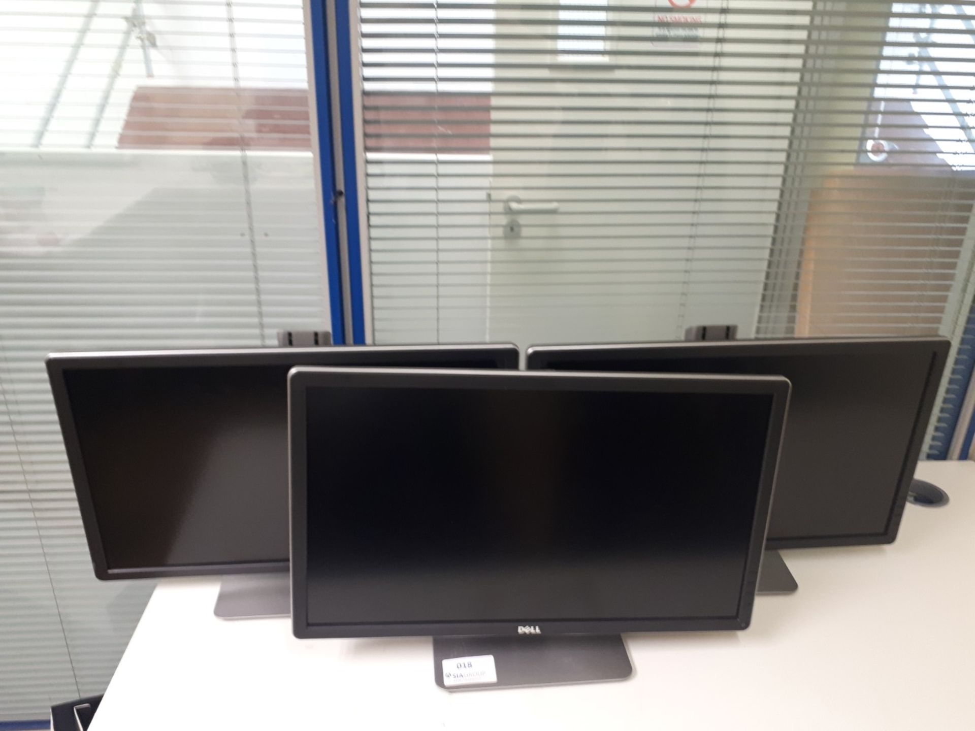 (3) Dell 24-inch Ultra HD 4K Monitor LED Monitors