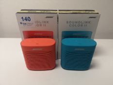 Two Bose Soundlink Color 2 Wireless Speakers (Ex-Demo)