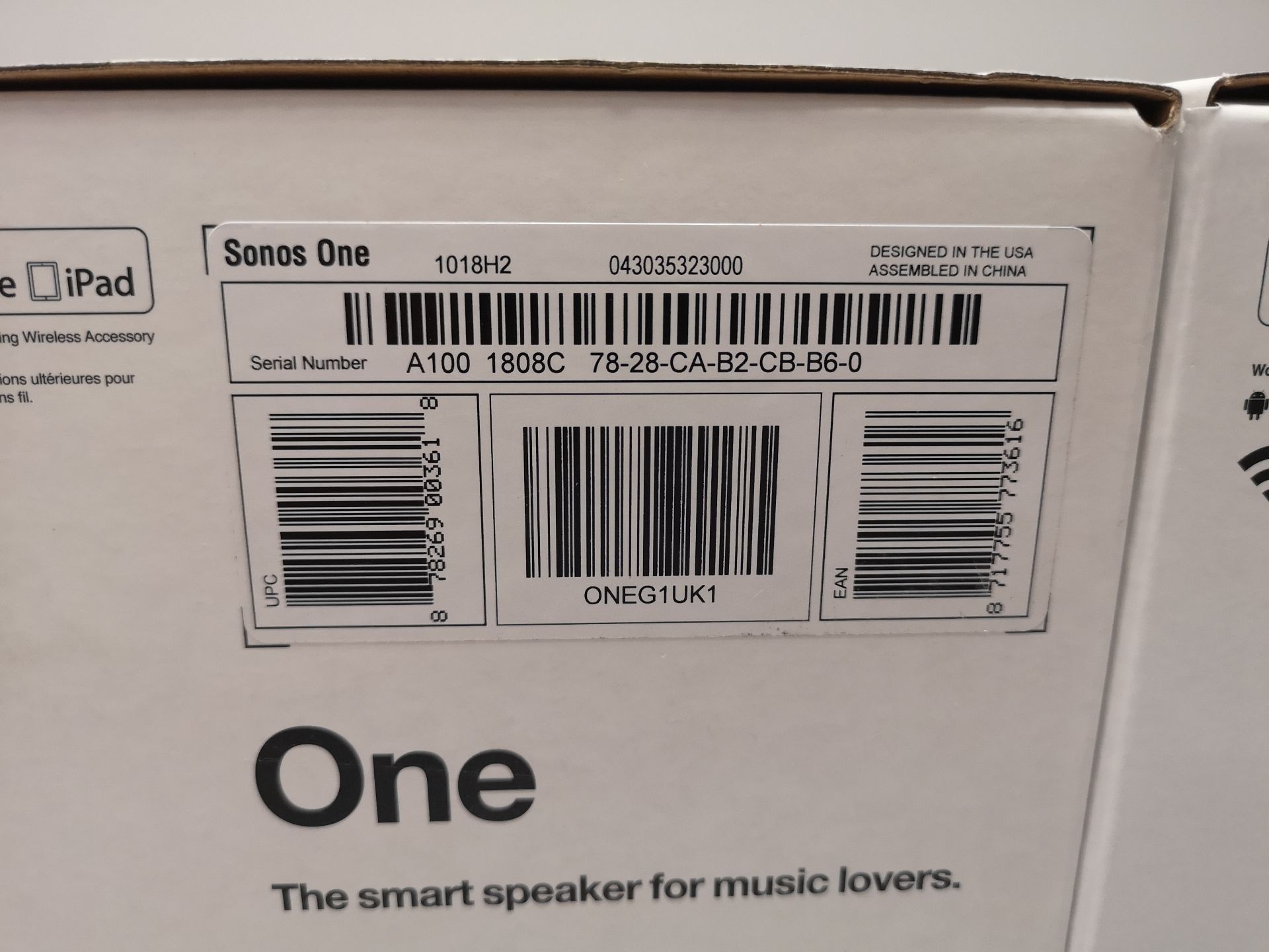 Two Sonos One Bluetooth Speaker - Image 5 of 6