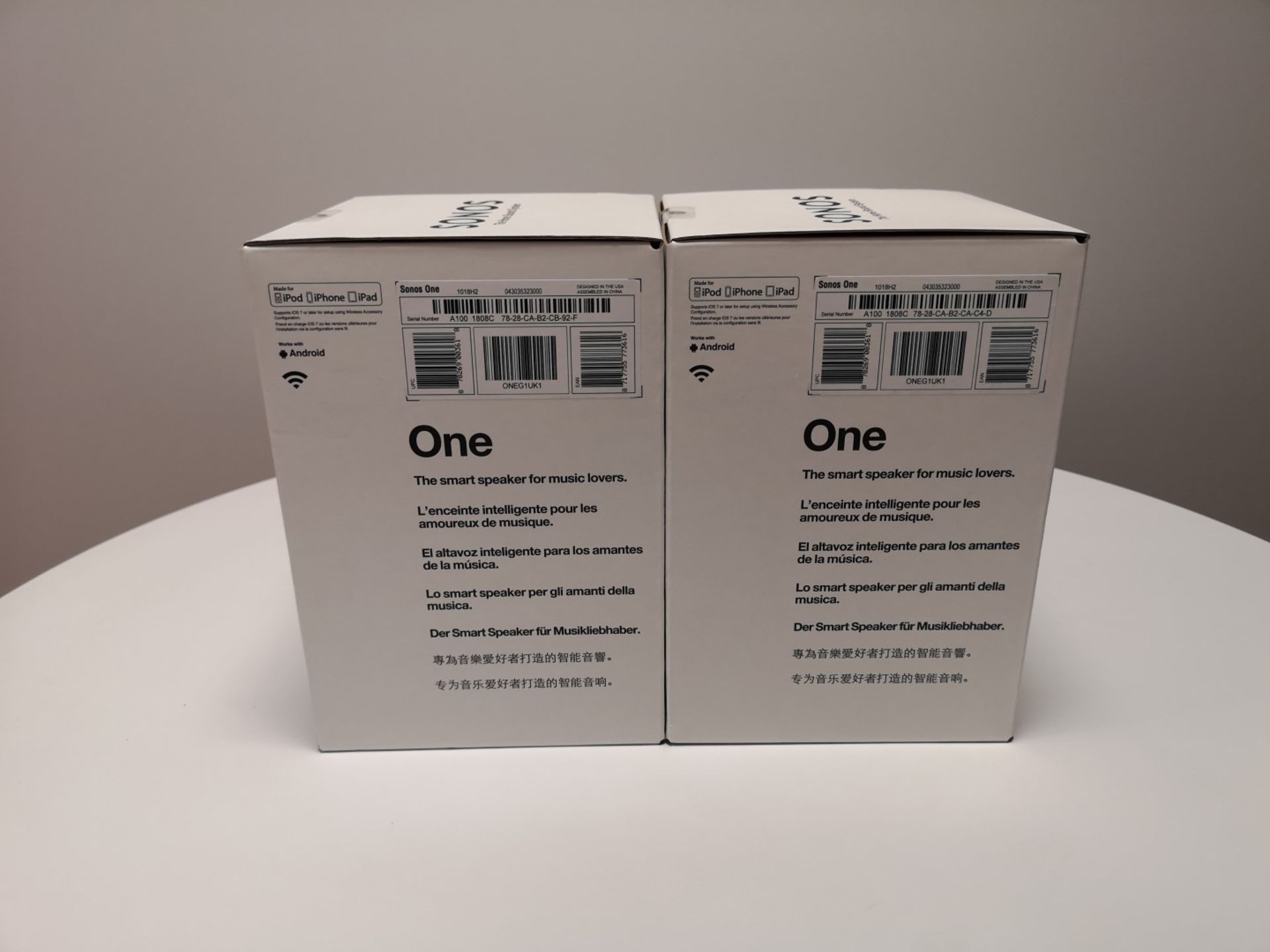 Two Sonos One Bluetooth Speaker - Image 4 of 6