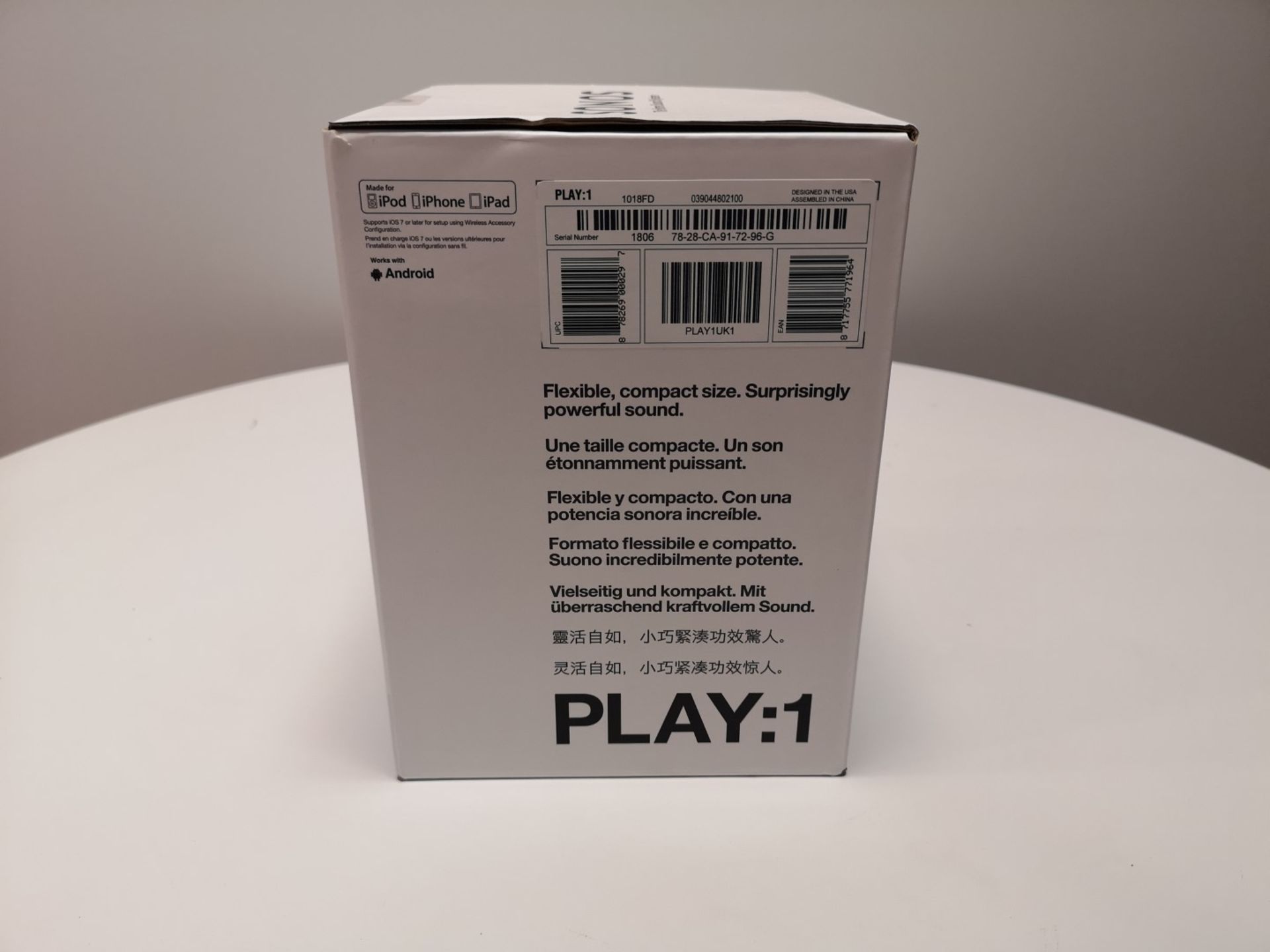Sonos Play:1 Bluetooth Speaker - Image 3 of 4