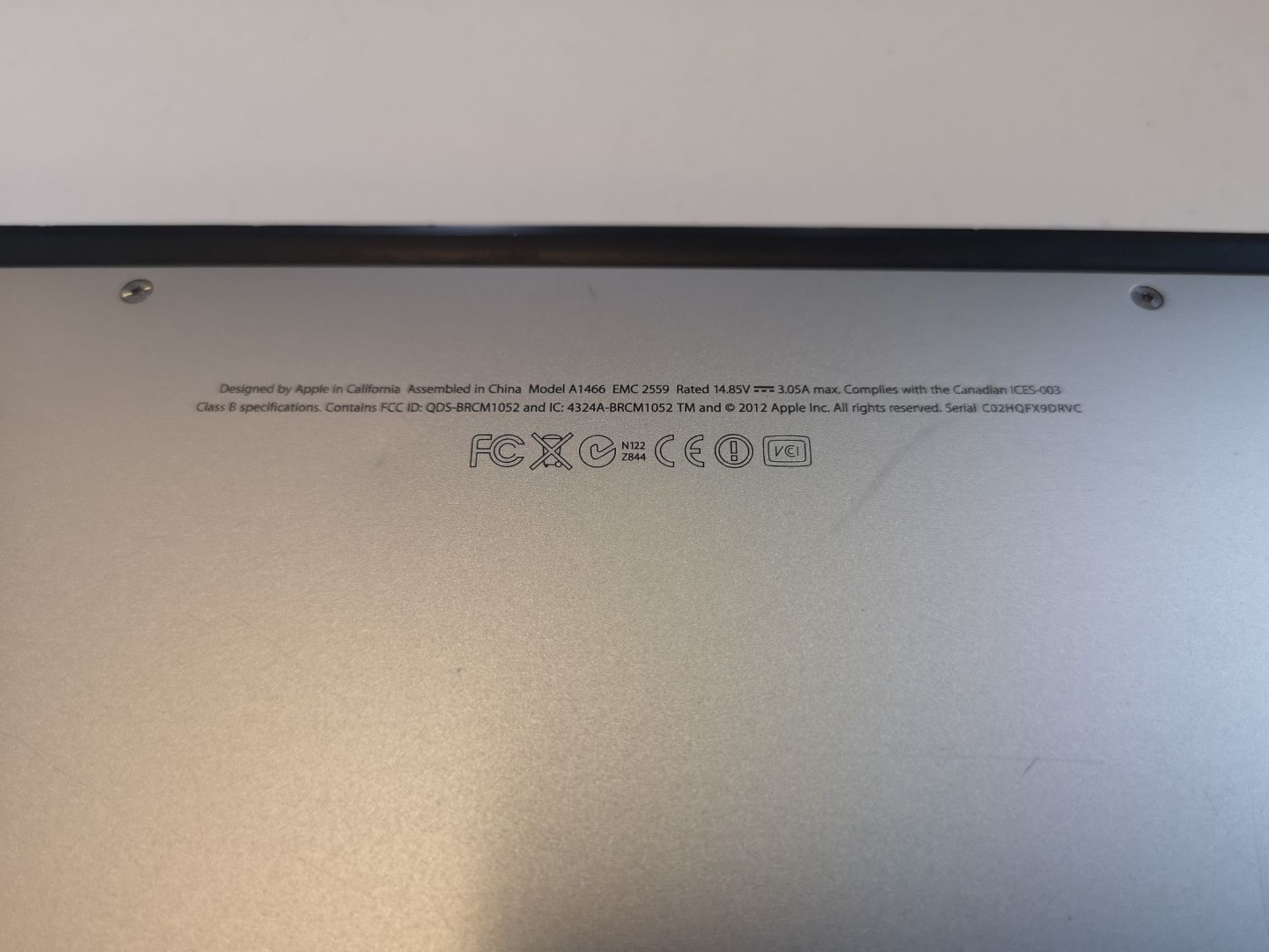 Apple MacBook Air "Core i5" 1.8 13" (Mid-2012) - Image 3 of 3