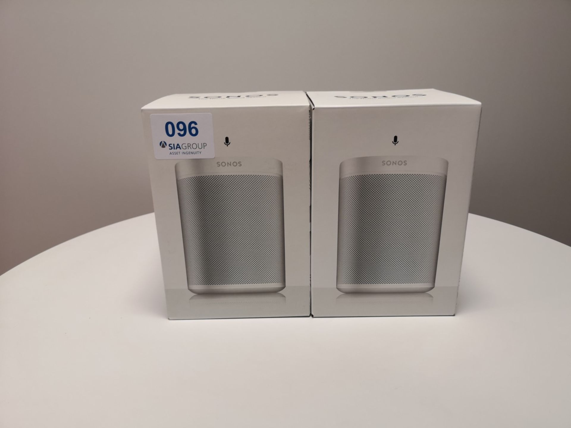 Two Sonos One Bluetooth Speaker