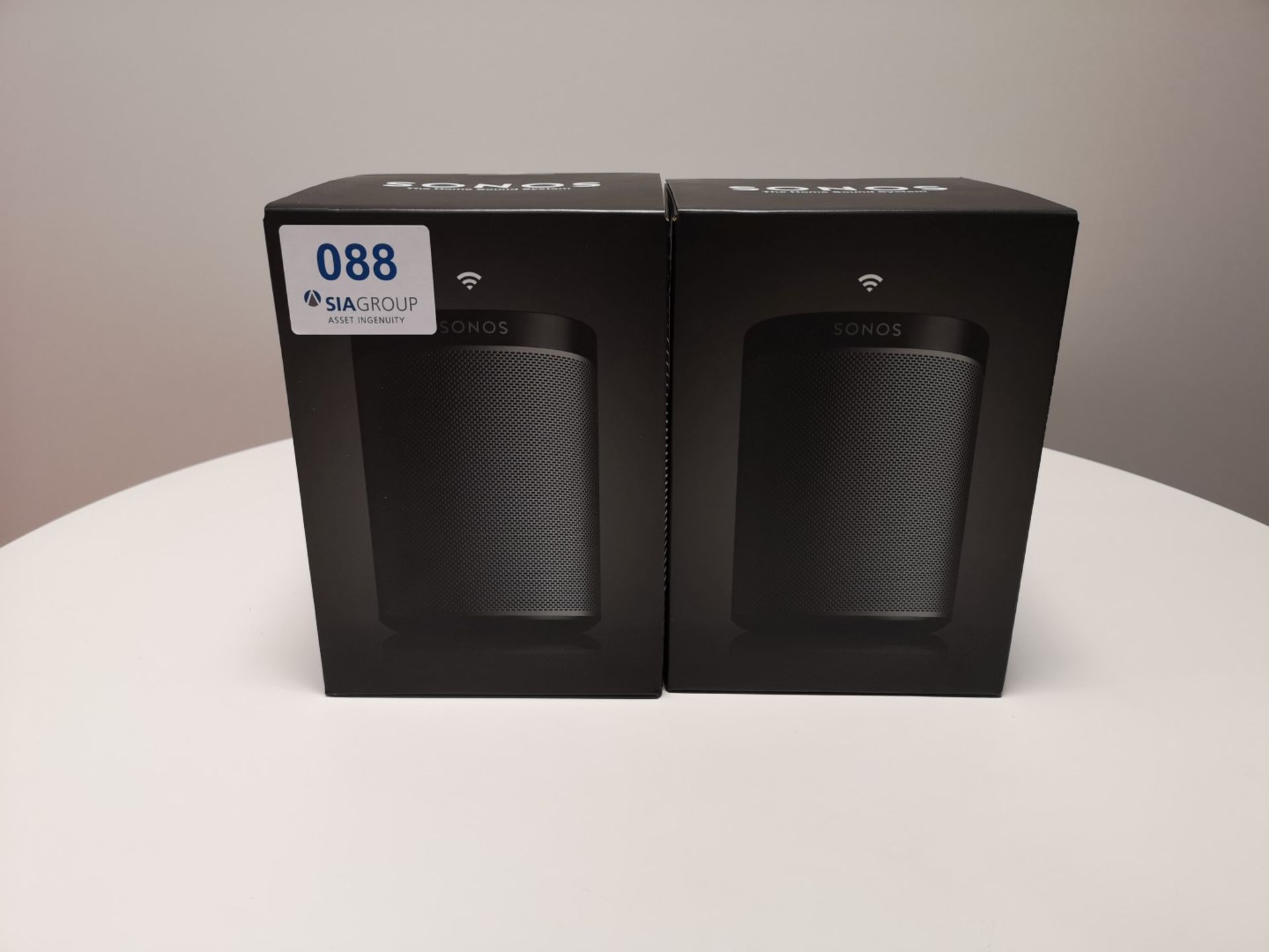 Two Sonos Play:1 Bluetooth Speaker