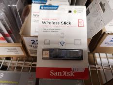 Quantity of Sandisk Connect 128GB & 64GB USB Sticks (15)