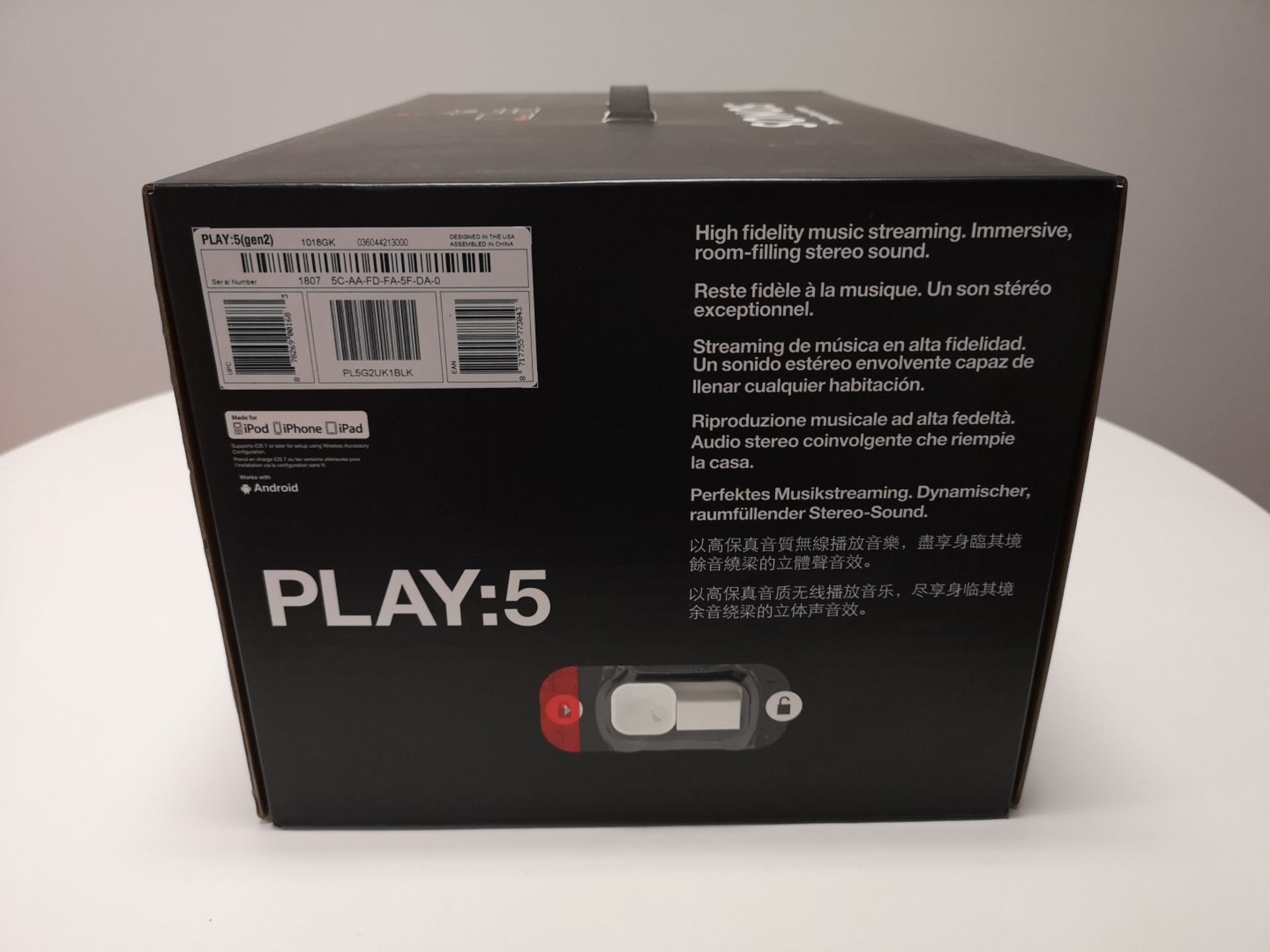 Sonos Play:5 (Gen 2) Bluetooth Speaker - Image 5 of 5