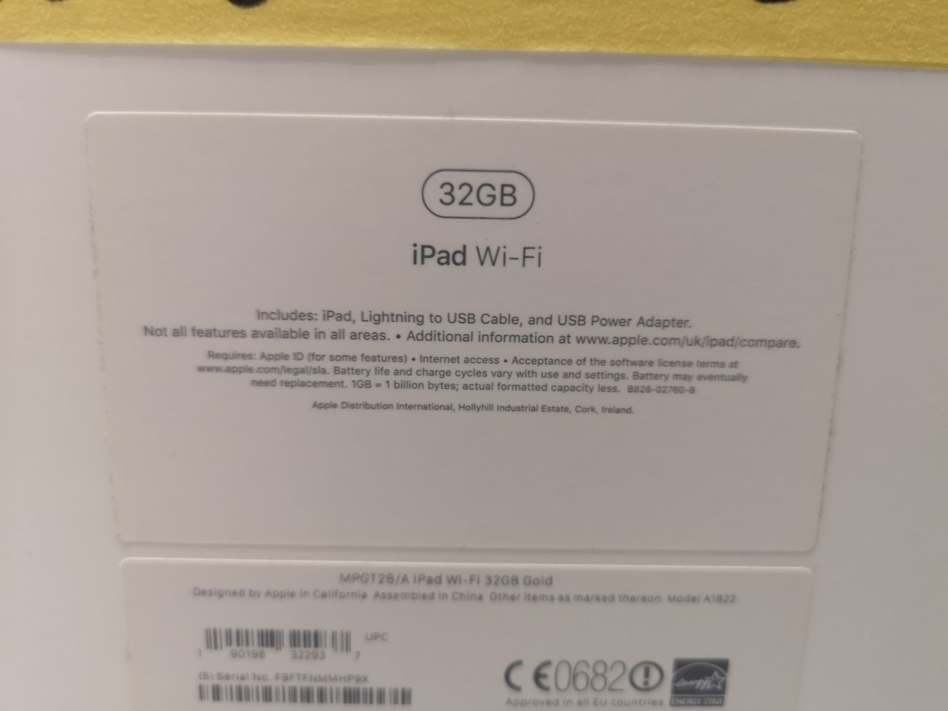 Apple iPad 9.7" 32GB with Retina Display (Wi-Fi Only, Ex-Demo) - Image 5 of 6