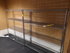 (9) Bays of Stainless Steel Shelving & (1) Bay of Light Duty Racking