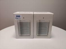 Two Sonos One Bluetooth Speaker