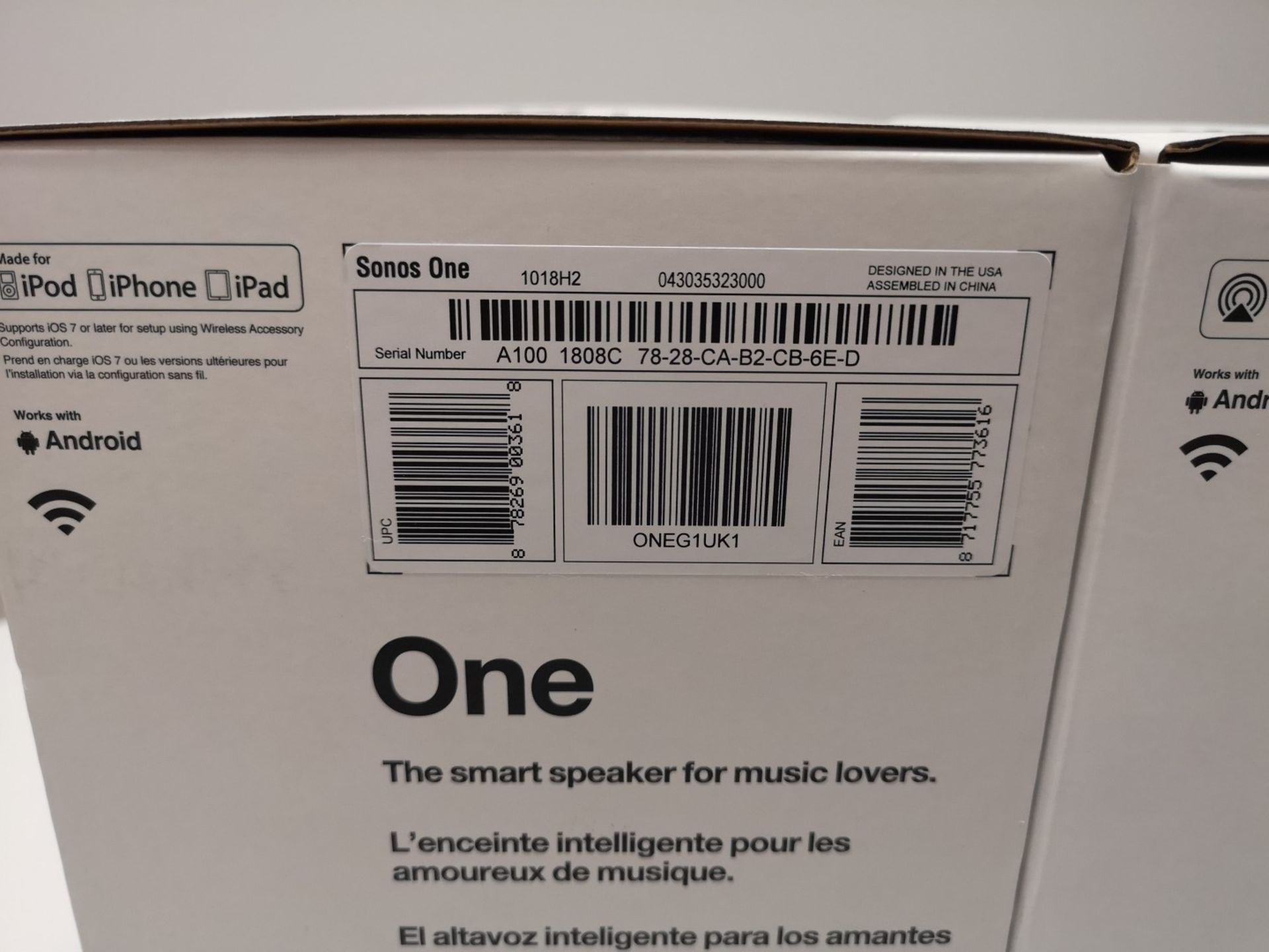 Two Sonos One Bluetooth Speaker - Image 5 of 5
