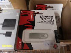 Quantity of Kingston Data Traveller 32GB & 16GB USB Sticks (18)
