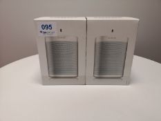 Two Sonos One Bluetooth Speaker