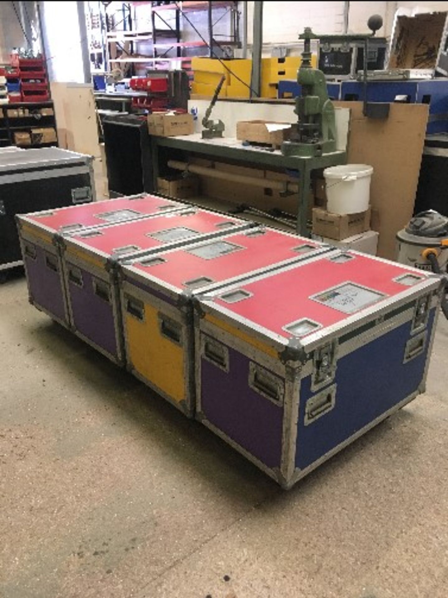 (4) Mobile Flight Cases - Image 2 of 2