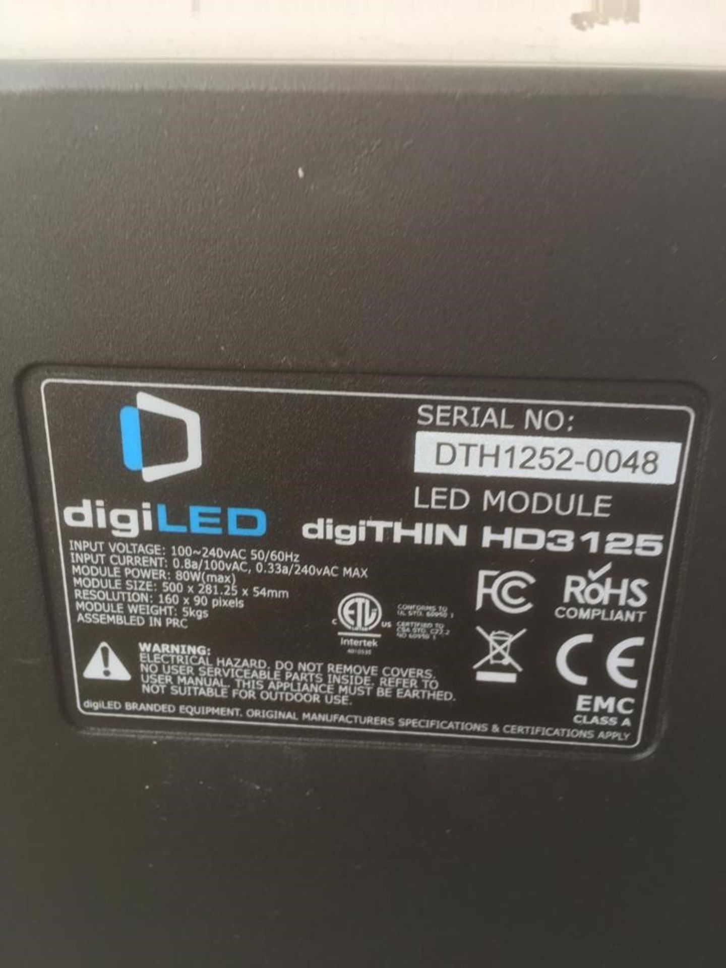 digiLED digiTHIN HD 3125 16 Module (4x4) Indoor LED HD screen - Image 3 of 5